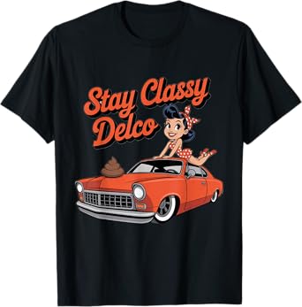 Stay Classy Delco, Delaware County, Poop Funny, Humor T-Shirt