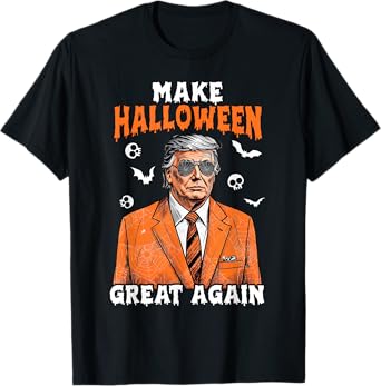 Make Halloween Great Again Donald Trump Spooky Season Funny T-Shirt
