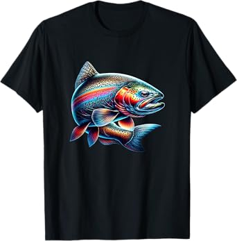 Rainbow Trout Fishing - T-Shirt
