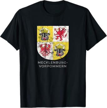 Mecklenburg vorpommern Coat of arm Germany Deutsch Shirt T-Shirt