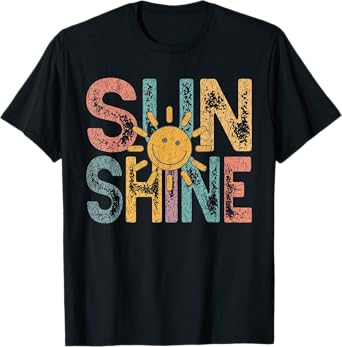 Sunshine Summer Vacation Hawaii Beach Life Vintage Trendy T-Shirt
