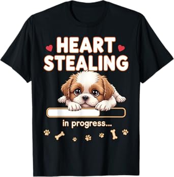 Heart Shih Tzu Dog Funny Gift Shih Tzu Puppy T-Shirt
