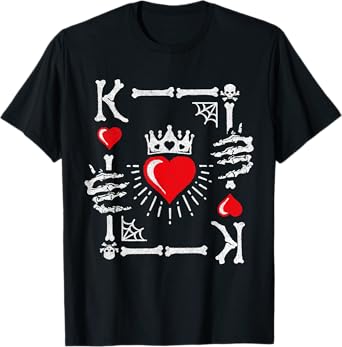 King of Hearts Card Costume - Halloween King of Hearts T-Shirt