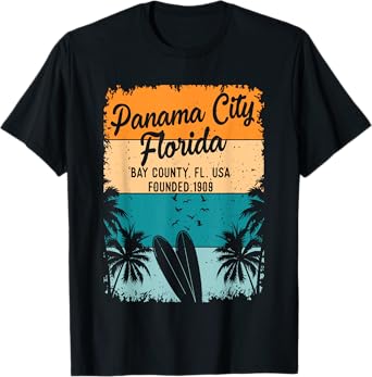 Panama City Beach Florida FL Souvenirs Gifts Men Women Kids T-Shirt