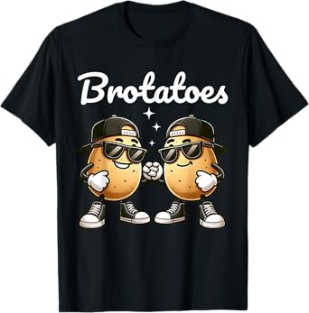 Best Friend Potato Pun Funny Matching Boys Bestie BFFs Kids T-Shirt