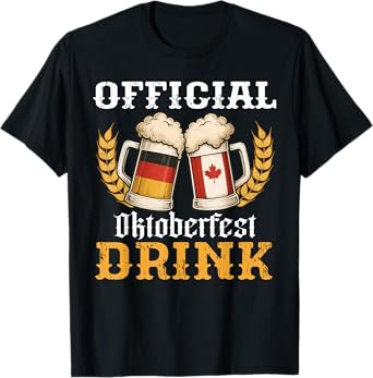 Official Oktoberfest Drink Beer German Flag Matching Group T-Shirt