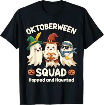 Oktoberween Squad – Hopped and Haunted Ghosts T-Shirt