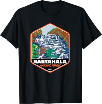 Nantahala National Forest North Carolina Badge T-Shirt