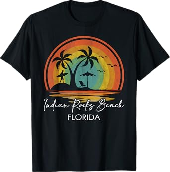 Indian Rocks Beach Florida Summer Vacation Tropical Sunset T-Shirt