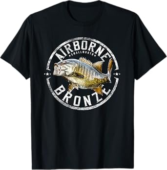 Smallmouth bass fishing angling gift for men and women T-Shirt