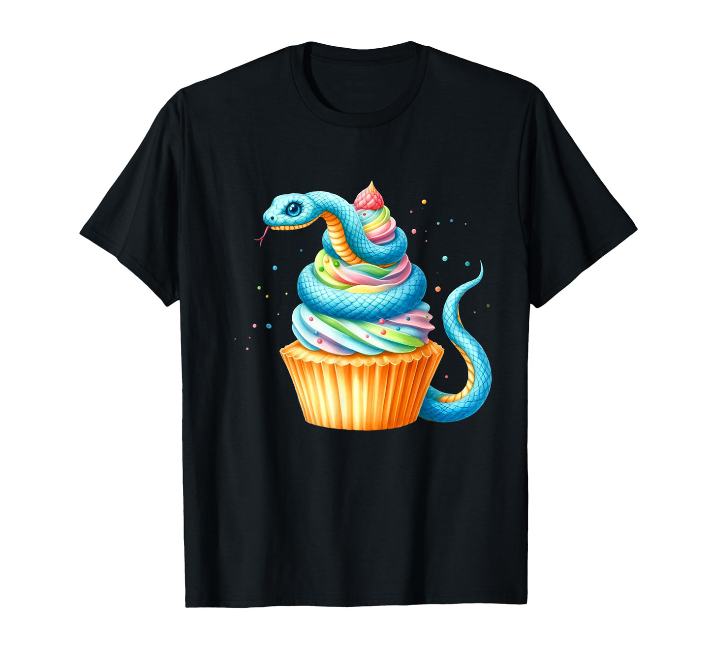 Kids Snake Cupcakes Theme Birthday Party Wildlife T-Shirt