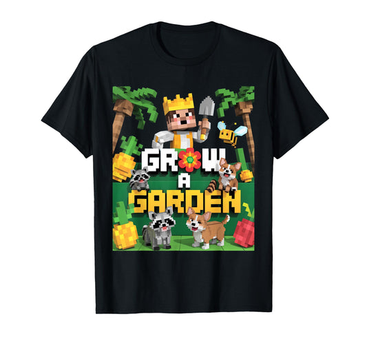 Grow a Garden – Pixel Animal Farm Adventure T-Shirt