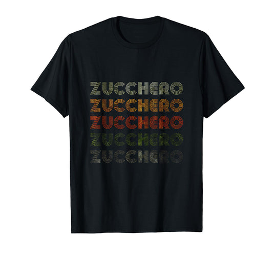 Love Heart Zucchero Tee Grunge Vintage Style Black Zucchero T-Shirt