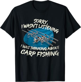 Rod Pod motif sorry was thinking about Carp Fishing T-Shirt