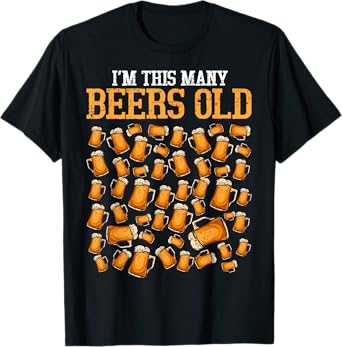 Funny 50 Year Old Beer Drinking Gag Gift 50th Birthday T-Shirt