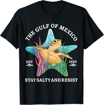Gulf of mexico turtle salty resist T-Shirt