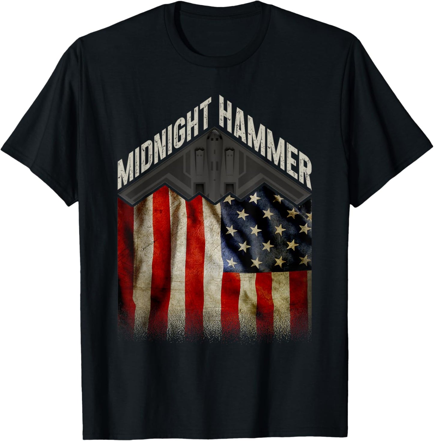 Operation Midnight Hammer - USA Flag Midnight Hammer T-Shirt