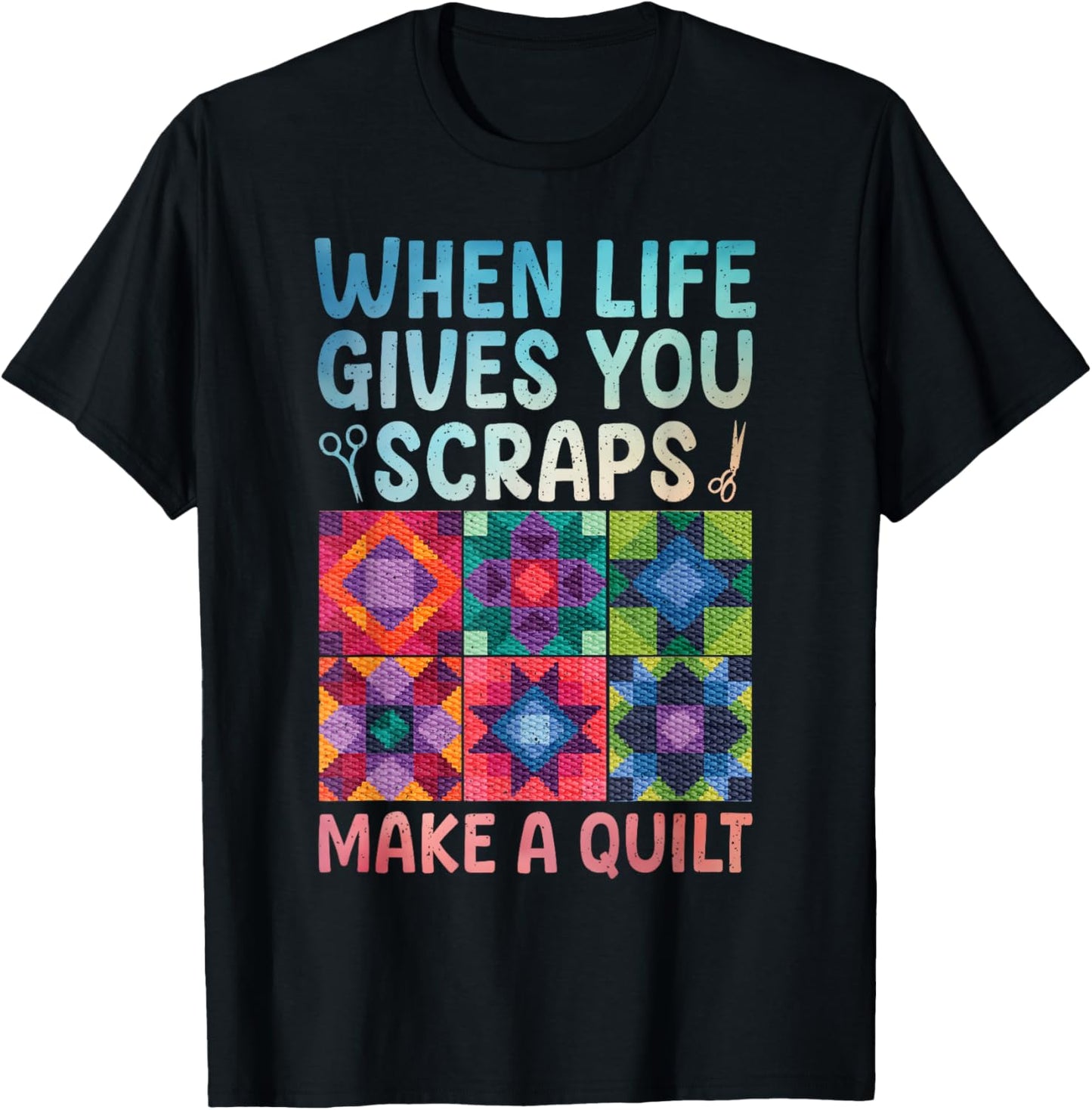 Quilting Design For Women Grandma Quilt Lover Sewing Quilter T-Shirt