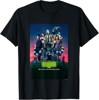 Beetlejuice Beetlejuice The Ghost With The Most Movie Poster T-Shirt