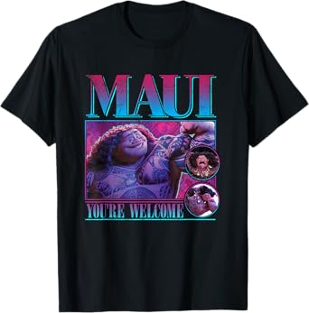 Disney Moana Maui You're Welcome Vintage Portrait Frame T-Shirt