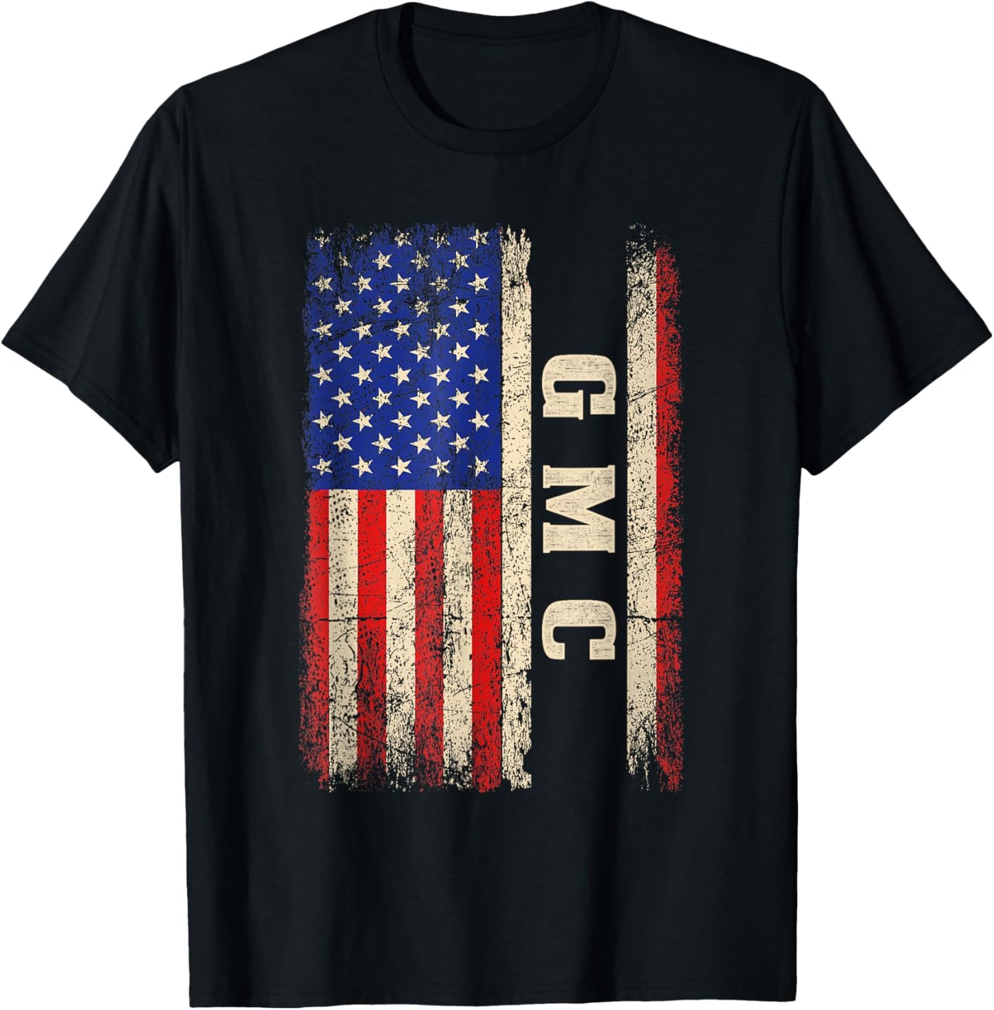 GMC Last Name Shirt GMC Name American Flag T-Shirt