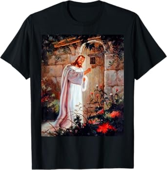 Jesus Christ Knocking At the Door Jesus T-Shirt