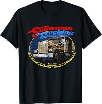 Huiibao Retro Snowman Trucking T-Shirt