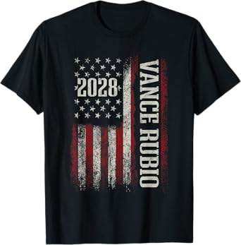 Vance Rubio 2028 J D Vance Marco Rubio President 2028 Funny T-Shirt