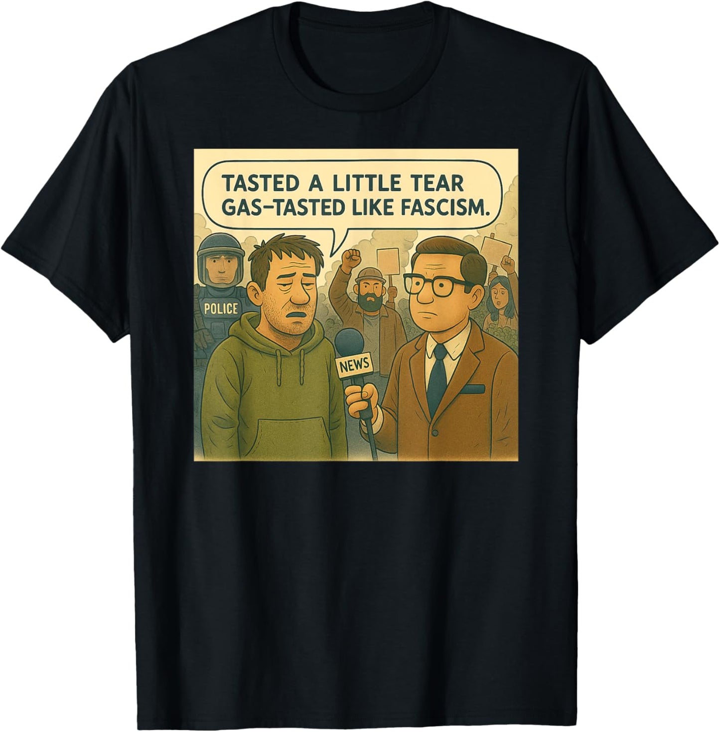 American Fascism – California Immigration Protest T-Shirt