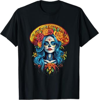 Dia De Los Muertos Skeletons Dancing Mexican Day Of Dead T-Shirt