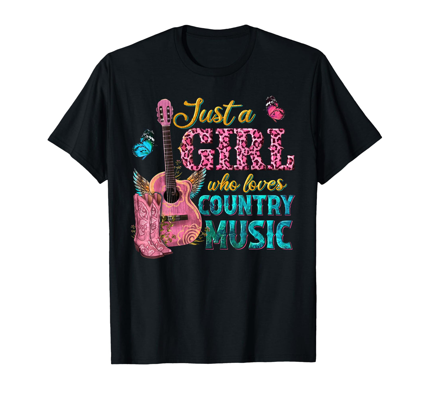 Just A Girl Who Loves Country Music T-Shirt