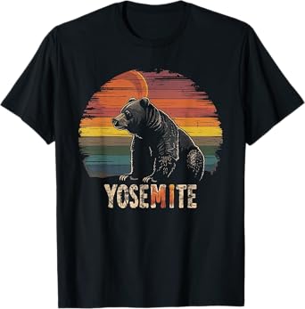 Yosemite - US National Park Vintage Men Women Kids Retro T-Shirt