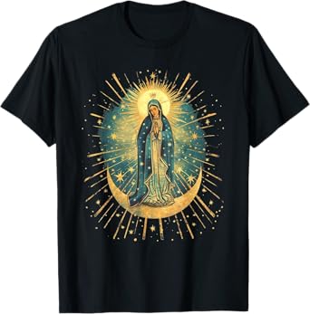 Our Lady De Guadalupe Sant Mary For Christians, Catholics T-Shirt