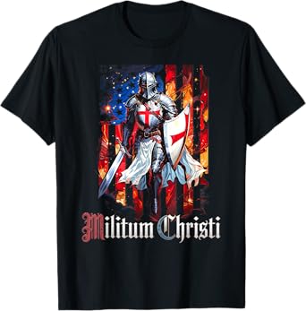 Catholic Knight Templar Crusader Cross T-Shirt