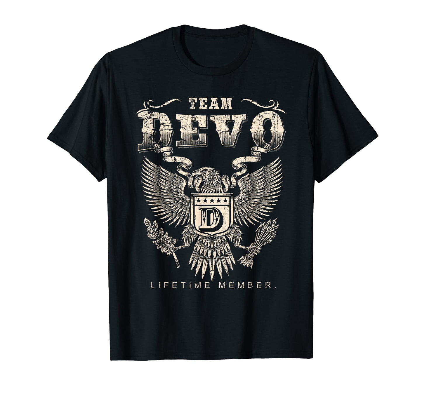 Team Devo Lifetime Member - Devo Name T-Shirt