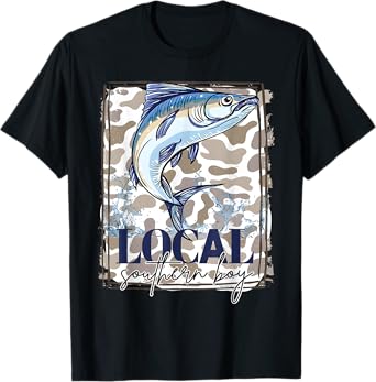 Local Southern Boy Fishing Camouflage Old Camo T-Shirt