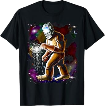 Bigfoot Welder Funny Sasquatch Welders Bigfoot Welding T-Shirt