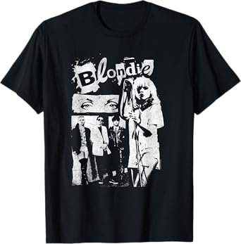 Blondie Punk Zine Collage Vintage Band T-Shirt