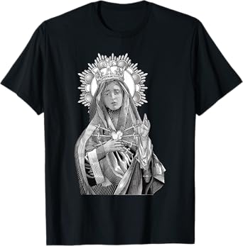 Mater Dolorosa Our Lady of Sorrows Virgin Mary Catholic T-Shirt