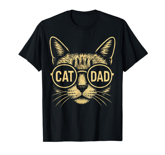 Best Cat Dad Ever Lover Graphic Gift for Men Women Kid Boy T-Shirt