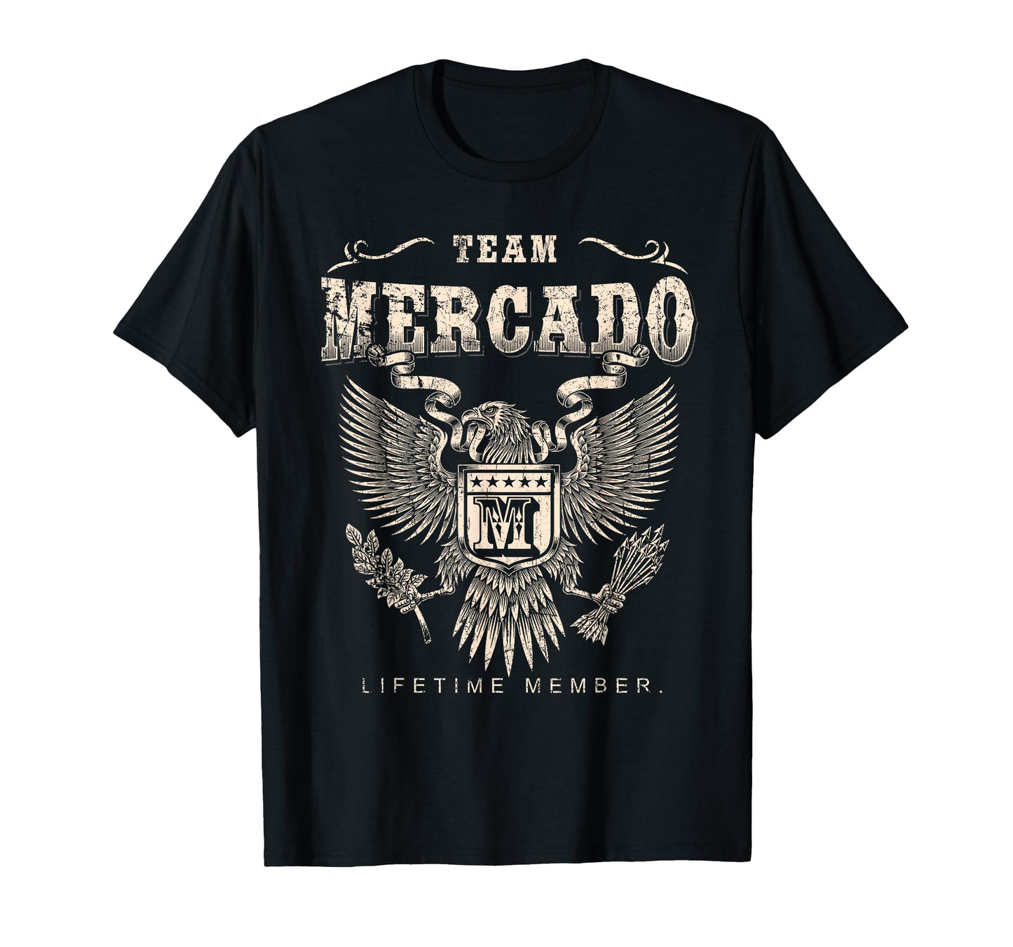 Team Mercado Family Name Lifetime Member T-Shirt