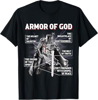 Armor Of God Bible Verse Cool,Ephesians 6:11 Christian Bible T-Shirt