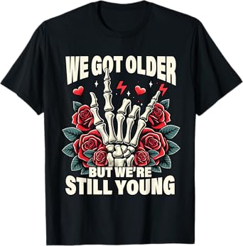 Vintage Elder Emo Moms Club Elder Emo Pop Punk We Got That Older We're Still That Young Unisex Adult T-Shirt