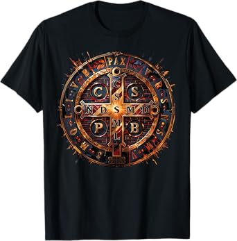 Catholic Saint Benedict Medal T-Shirt