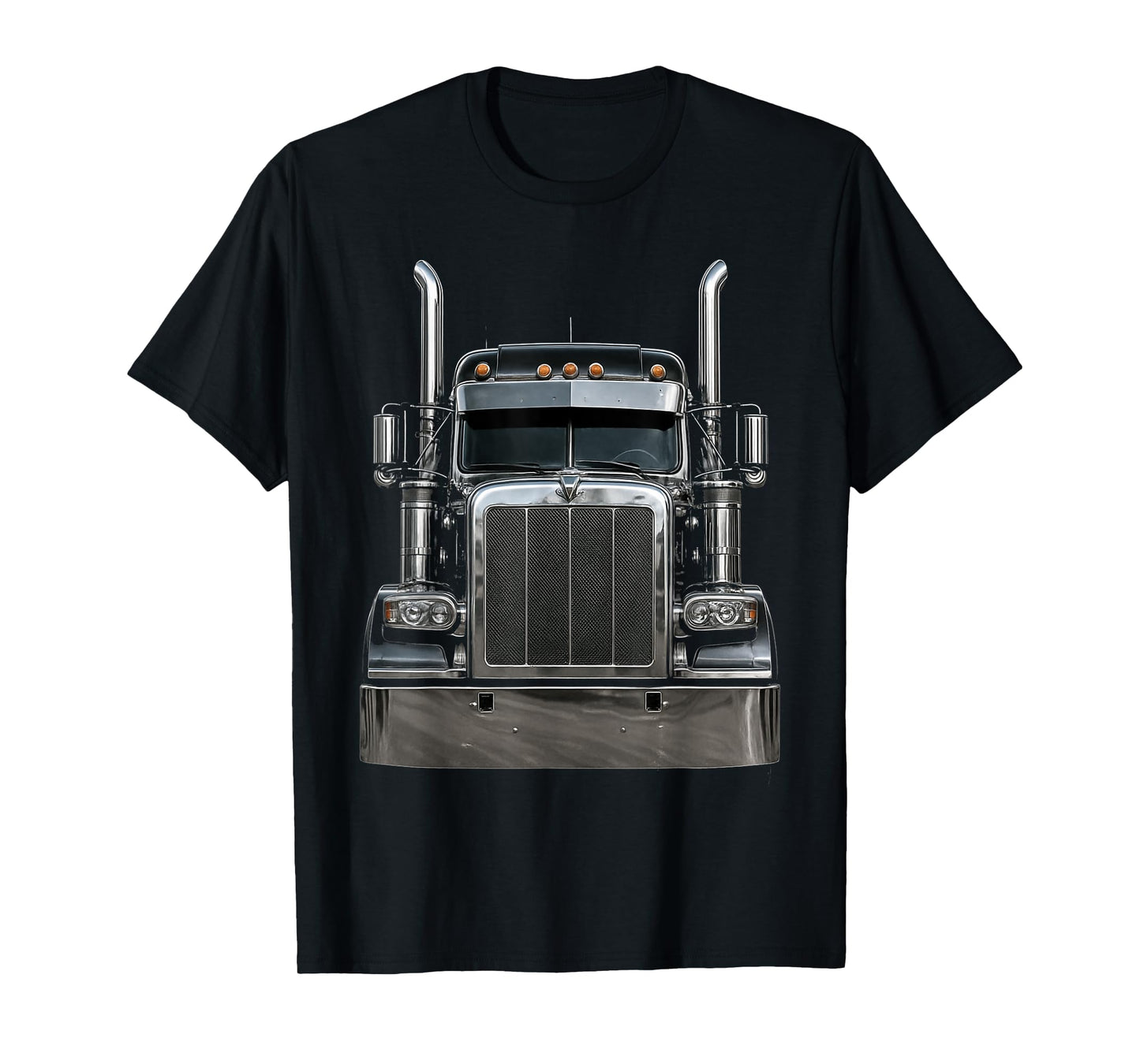 Semi Truck Driver Big Rig Trucker Highway Life Men Boys T-Shirt