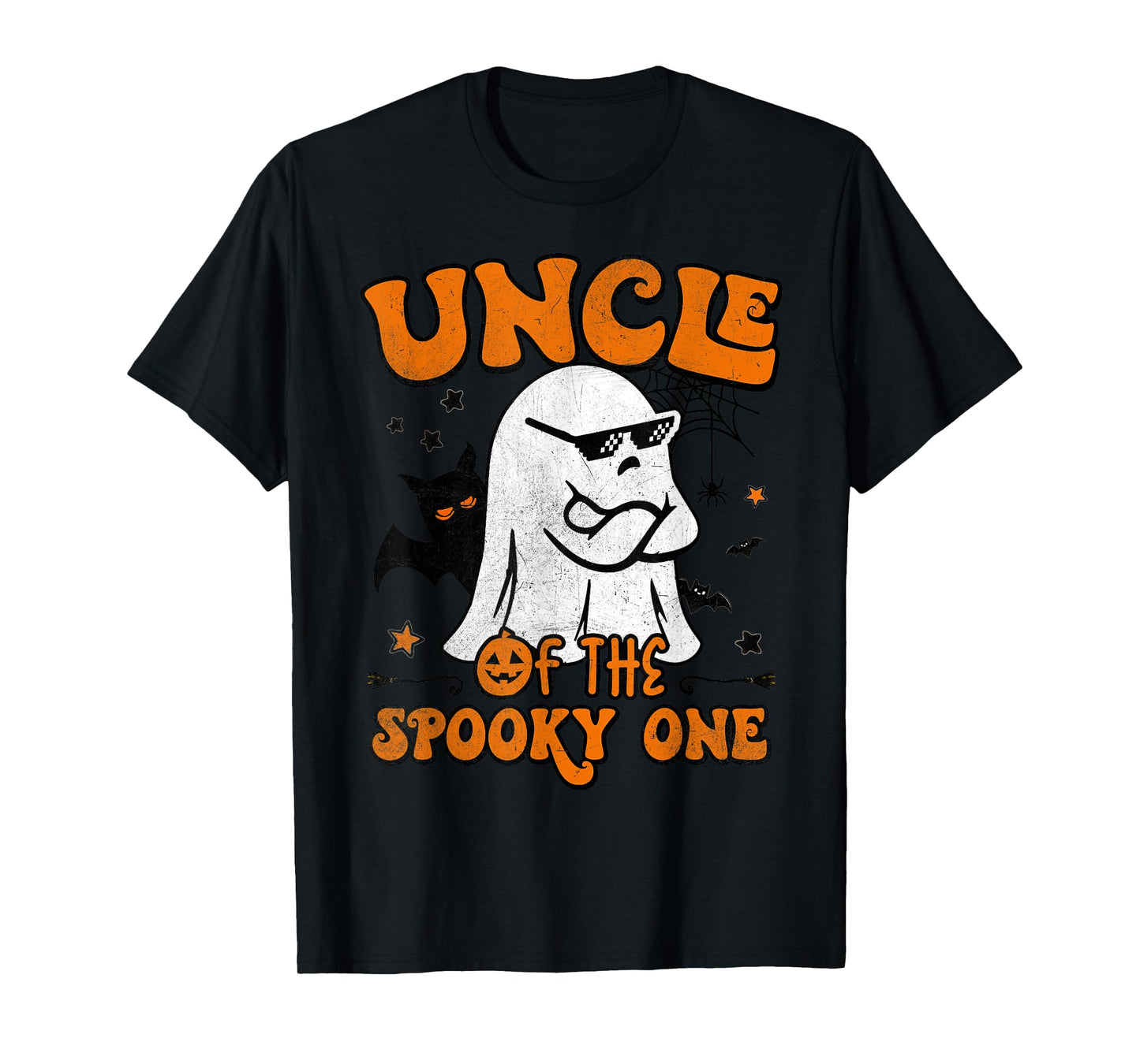 Uncle of the Spooky One Retro Matching Family Halloween T-Shirt