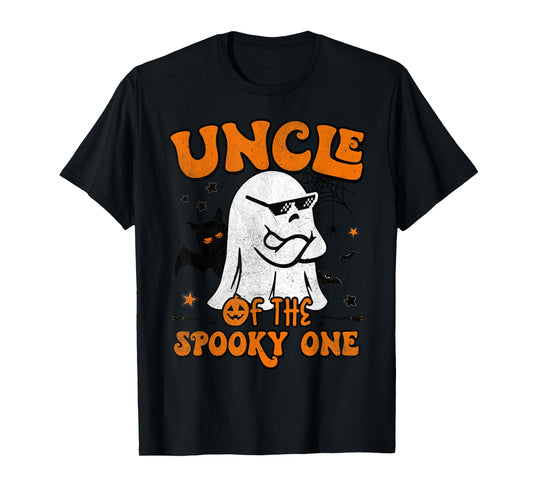 Uncle of the Spooky One Retro Matching Family Halloween T-Shirt
