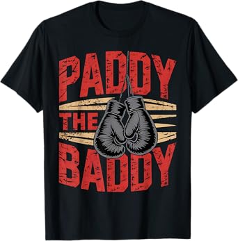 Vintage Retro The Baddy Paddy Father's Day Tee Design T-Shirt