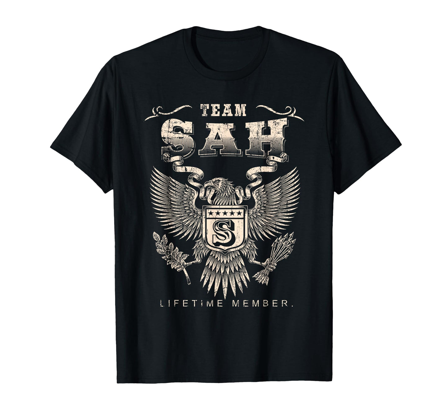 Team Sah Lifetime Member - Sah Name T-Shirt