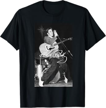 Elvis Presley B&W Guitar T-Shirt